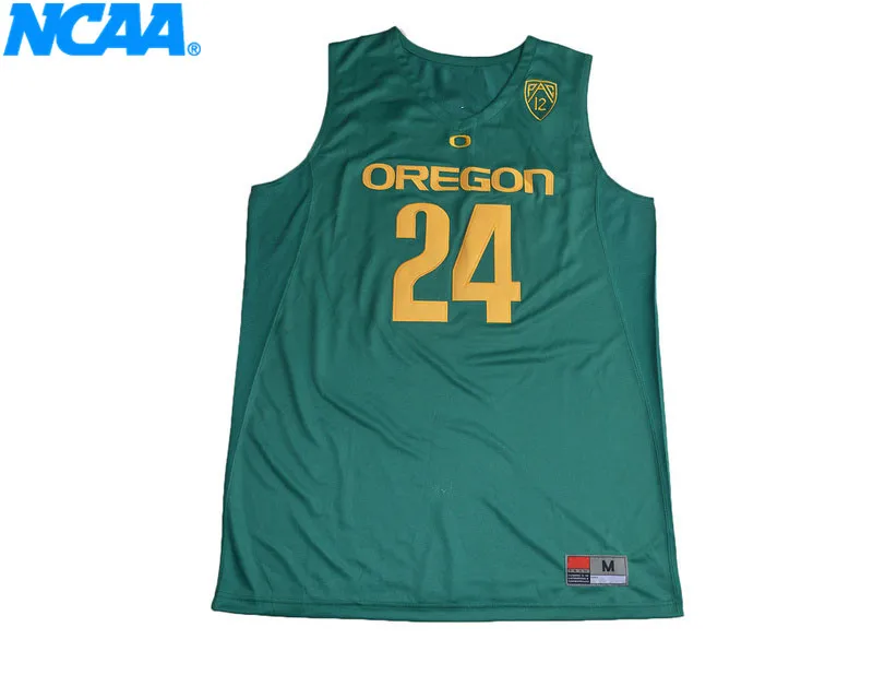 Новое поступление, высокое качество, Oregon Dillon Brooks#24 Футболка колледжа, ограниченная серия, спортивная майка, S-XXXL