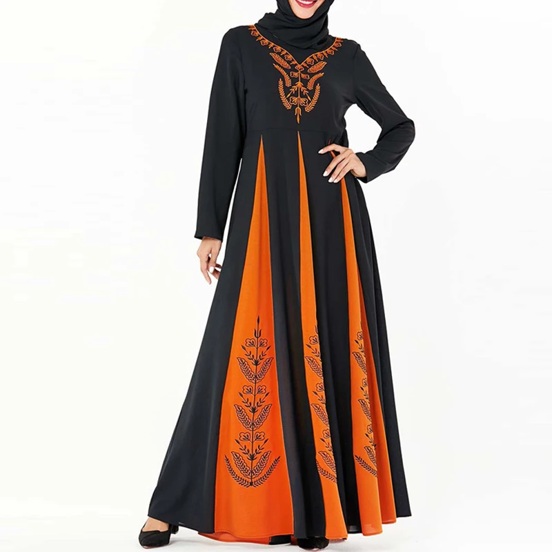 black dress Зимняя бархатная Абая Дубай турецкий хиджаб мусульманское платье Саудовская Аравия ОАЭ ислам ic одежда Абая для женщин Кафтан халат ислам - Цвет: black dress