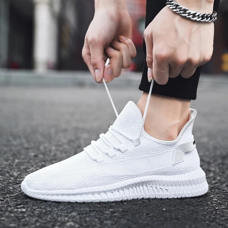 

Summer and autumn new men's sports shoes sneakers Korean breathable running shoes mesh casual shoes