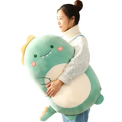 Peluche dinosaure 45/60/80 Cm, poupée Animal en peluche, oreiller de couchage doux Kawaii, coussin de canapé pour garçons et filles, cadeau d'anniversaire 