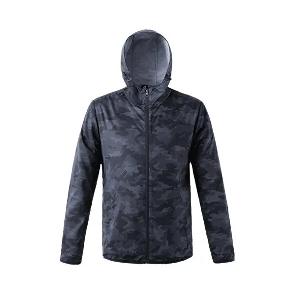 Navy XXL Xiaomi Youpin ULEEMARK мужской светильник камуфляжная быстросохнущая куртка для бега дышащая спортивная куртка - Цвет: Navy XXL
