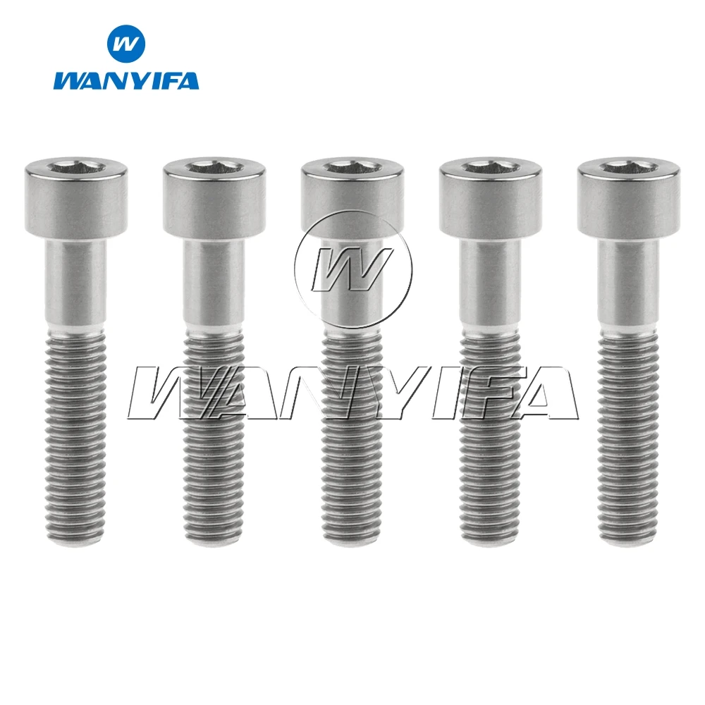 wanyifa 5 pcs m8x40mm titanium ti gr5 03