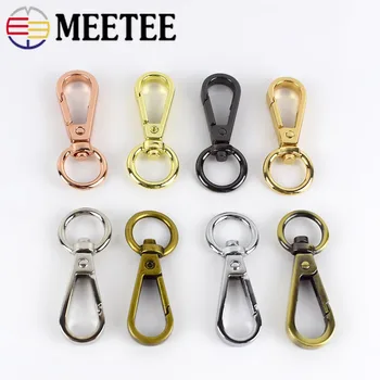 

4/10/20pc 13mm Meetee Metal Buckles Lobster Clasp Swivel Trigger Clips Snap Hook for Bags DIY Bags Strap Leather Craft Accessory