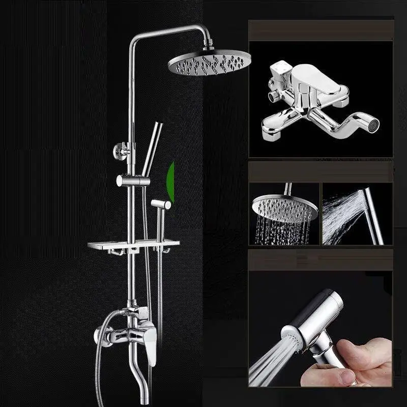 Version A Набор для душа Regadera Piscina Conjunto Choveiro Duschset Prysznic Banheiro Salle De Bain Eletrico Douche Chuveiro Ducha - Цвет: Version A