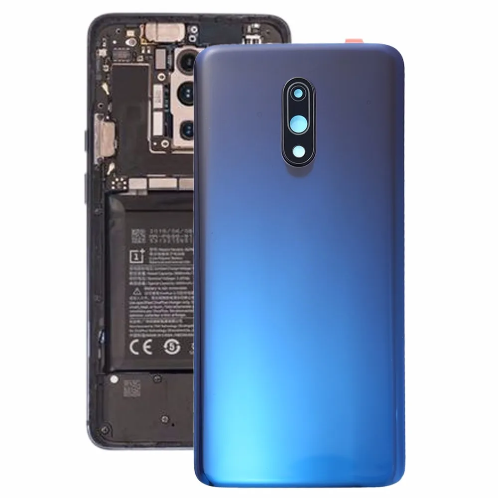 Задняя крышка батареи с объективом камеры для OnePlus 7 задняя крышка чехол