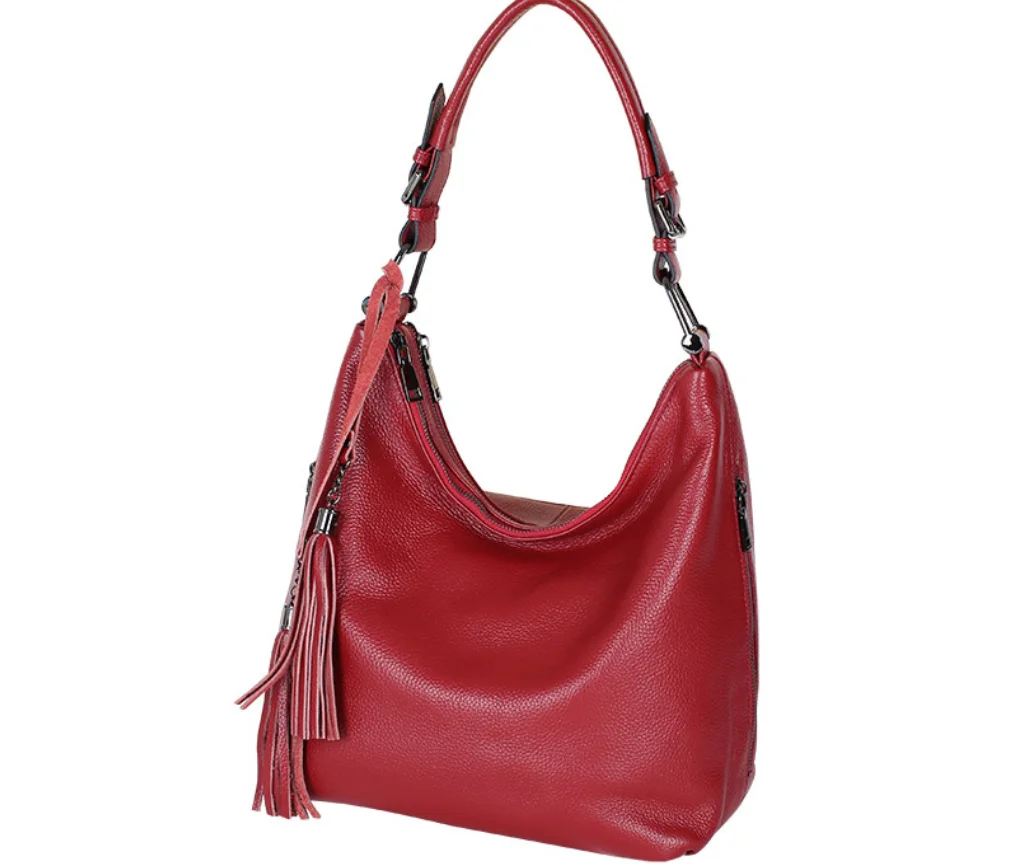 Split leather crocodile texture women small messenger bag handbags