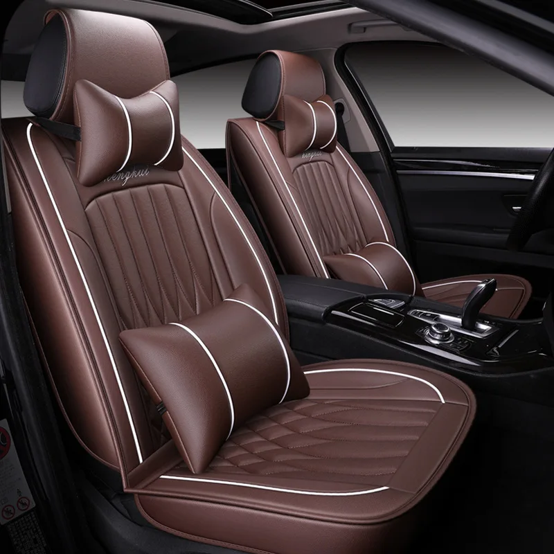 High quality leather car seat cover for citroen c4 c5 c3 berlingo picasso c1 All models auto protector accessories | Автомобили и