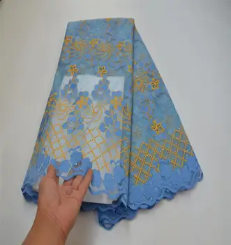 

African Lace Fabric 2020Embroidered Nigerian Wedding Lace Fabric High Quality French Tulle Lace Fabric Beads Stones