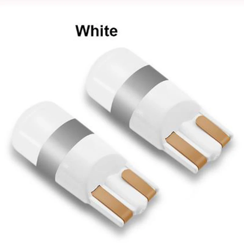 Geetans 10 шт. сигнальная лампа 3030 SMD T10 светодиодная автомобильная лампа W5W Led T10 Светодиодные лампы для автомобилей Белый 5W5 зазор резервный Обратный Свет - Испускаемый цвет: White