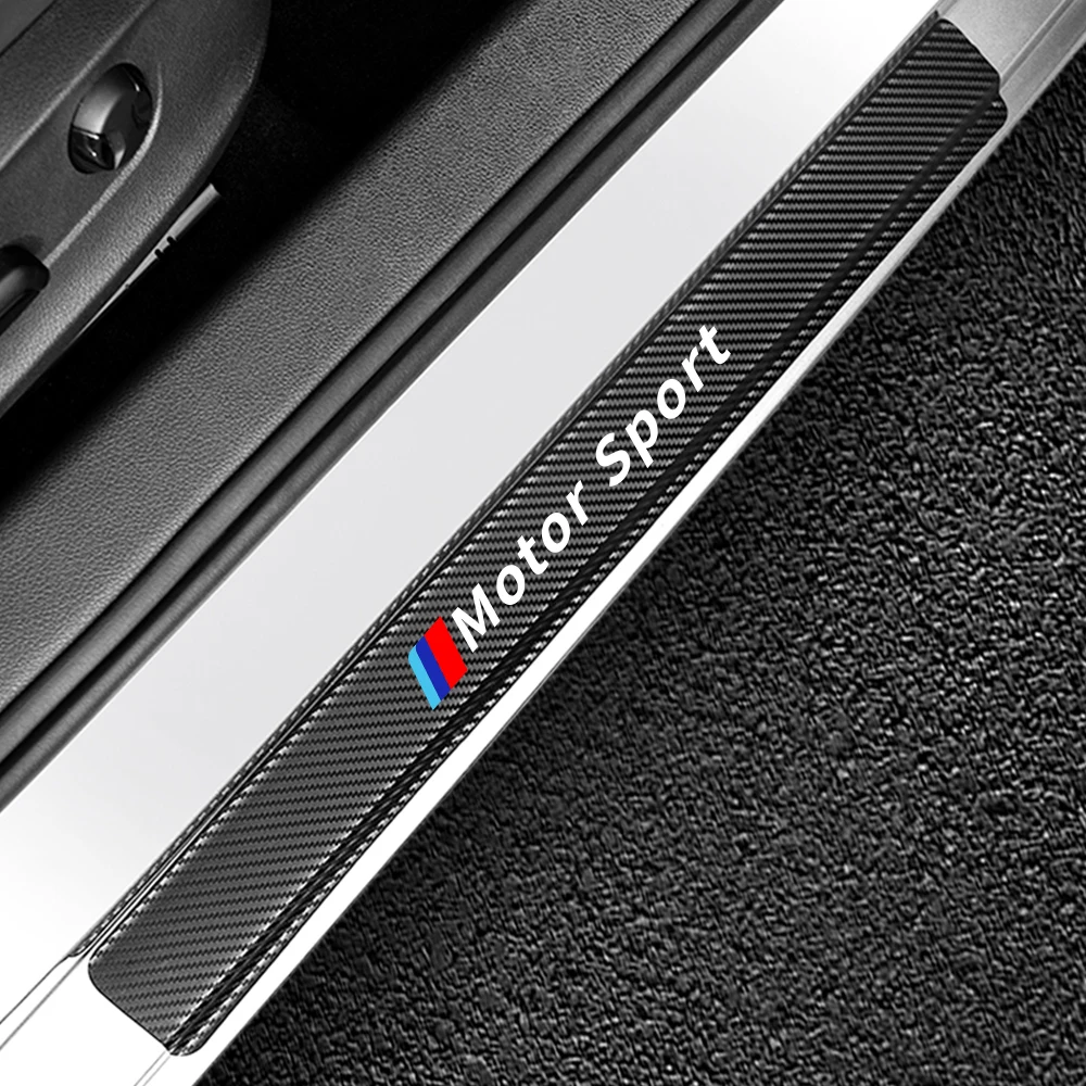 4 шт для мотоспорта автомобилей порога наклейки BMW E46 E90 E60 E39 E36 E87 E92 E91 E34 F30 E10 F20 F25 G30