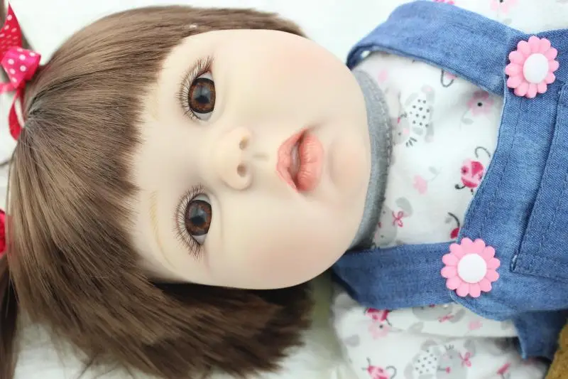 

Model Infant Baby Doll Toy GIRL'S Gift Play House Soft Silicone Environmentally Friendly Doll Early Childhood Educational