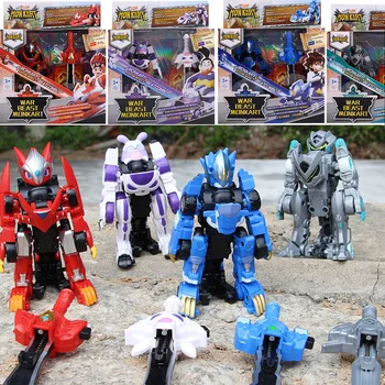 

Monkart Transformation Bitroid Draka Zero Rarrken Leo Moncha Pixie Vasper Dante Robot Car Toys for Kids Christmas Gift