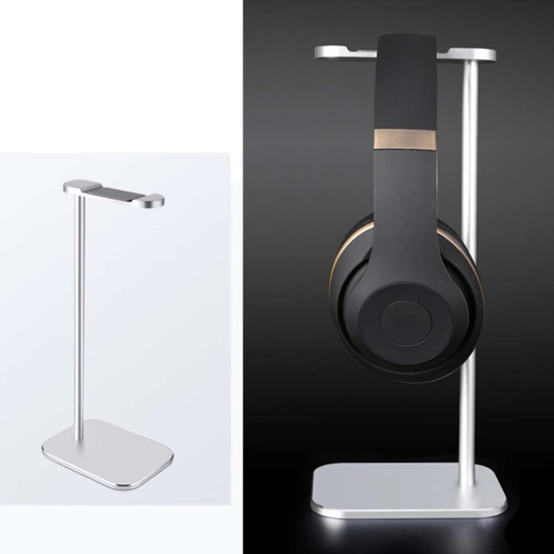 Earphone Hanger Holder Headphone Stand Rack Sturdy Non Slip Aluminum Alloy Gaming Headset Bracket with Solid Base