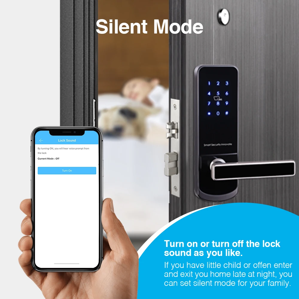 TTlock Bluetooth WiFi умный электронный дверной замок с клавиатурой умный дверной замок для дома Airbnb дом квартира с приложением пульт дистанционного управления