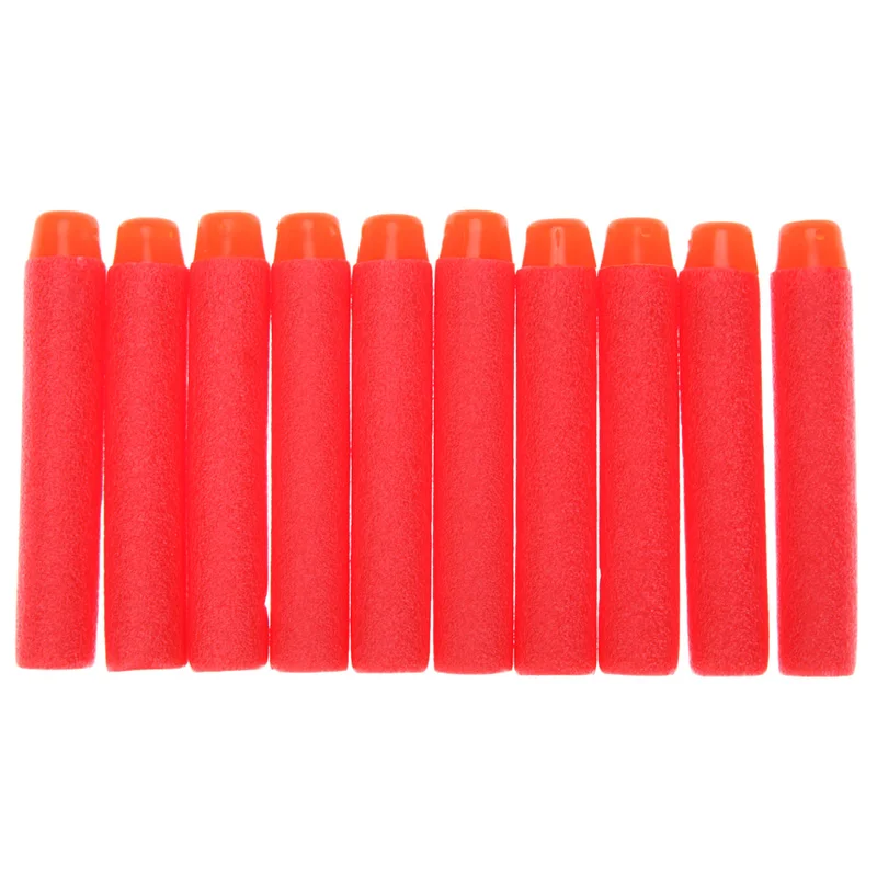 100pcs Red Детский звуковой светильник для стрельбы, для игры, высокая точность, забивание, автоматический сброс, электрический пистолет, мишень, аксессуары для игрушек Nerf - Цвет: 100pcs Red