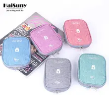 Trousse de premiers soins Portable, boîte médicale d'urgence, équipement de Camping de voyage en plein air, sac médical en tissu Oxford, conteneur de médicaments de premiers soins