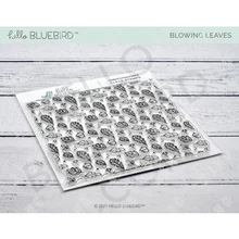 2022 New Special Sale Blowing Leaves Silicone Stamp Iy Scrapbooking Diary Paper Craft Greeting Card Decoration Embossing Stencil