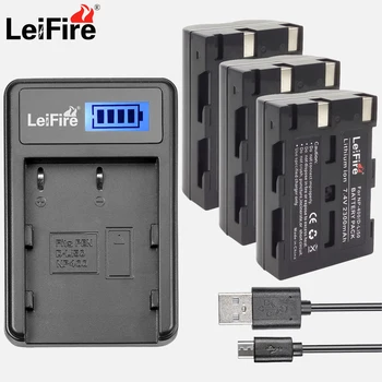 

4Pcs set NP-400 NP 400 NP400 D-LI50 DLI50 Rechargeable Camera Battery + LCD USB Charger For Konica Minolta Maxxum 5D 7D A1 A2