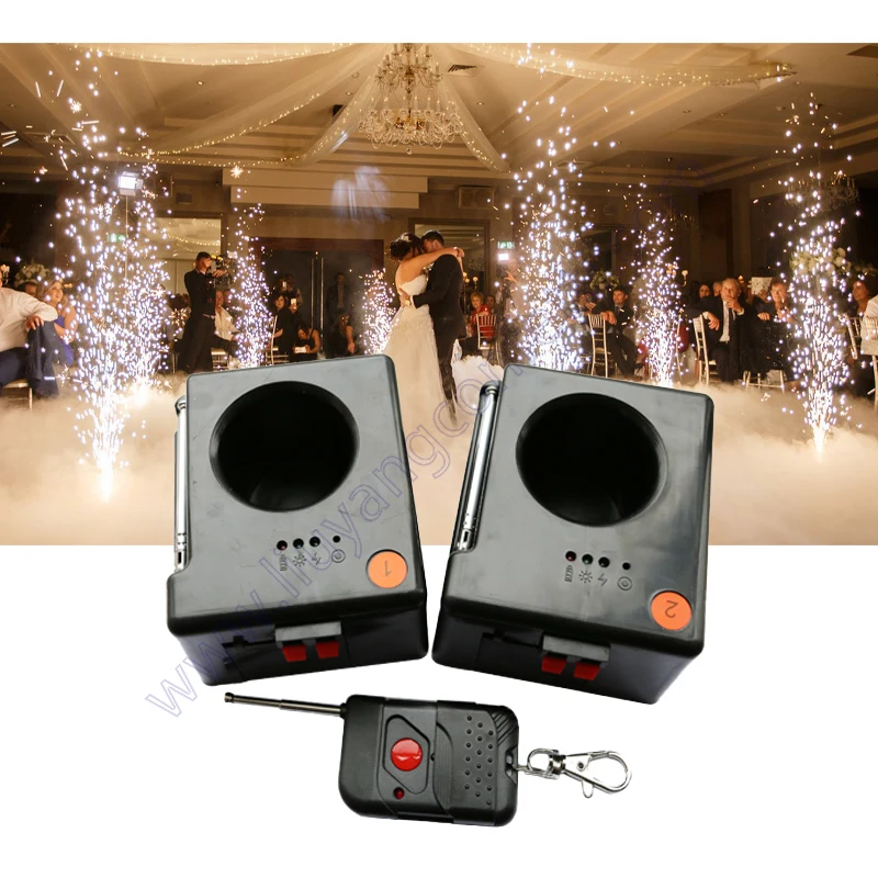 Accenditore per fuochi d'artificio a freddo macchina a distanza ricevitore a 2 canali Trigger