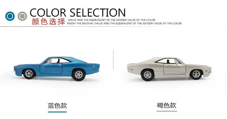 1:24 Dodge attacker Имитационные машины из сплавов модель оригинальная dodge challenger diecast детская машина металлическая игрушка Форсаж