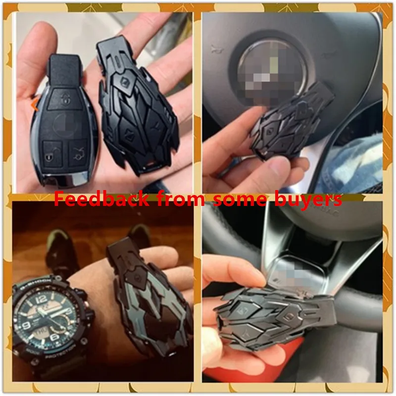Автомобильный Стайлинг DIY машина Броня Автомобильный ключ модификация личности для MERCEDES BENZ W203 C260 E300 GLC GLE C Серия аксессуаров