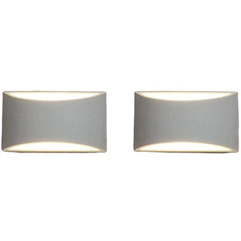 

Modern LED Wall Sconces,Set of 2 Sconces Wall Mounted Wall Lighting Fixture 7W Warm White Down Wall Lamps for Living Room Bedroo