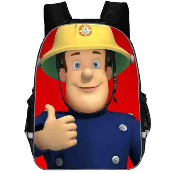 

Popular Gifts For Kids Baby Round Backpack Bag For Children Cartoon Hero Fireman Sam Backpack Bag For Girls Boys school bags