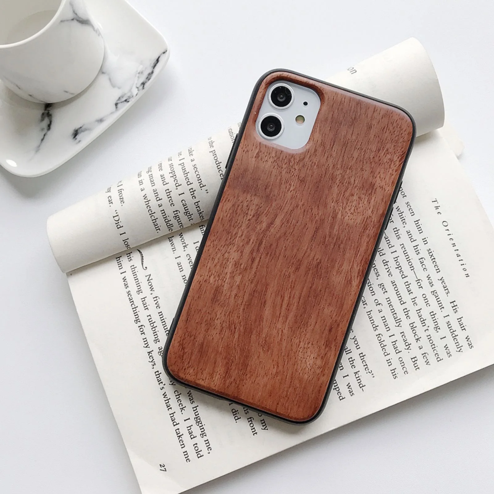 Чехол из натурального дерева + ТПУ для Huawei P40 Pro Lite P30 P20 Lite|Бамперы| |