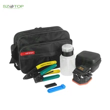 

Free Shipping 8 in 1 Fiber Tool kit with DY-60C Fiber Cleaver CFS-2 Fiber Stripper Fiber length setter