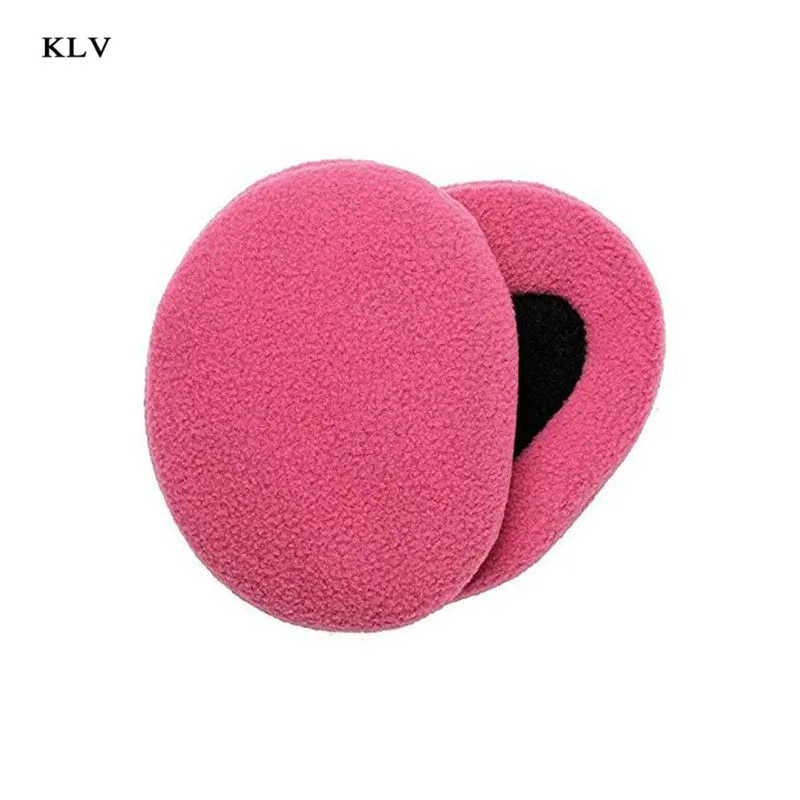 Rose Red 2 шт./пара для взрослых унисекс зимние Утепленные Хлопковые Штаны Earbags длинная узкая юбка грелки уха сплошной Цвет с леопардовым принтом ветрозащитные наушники 12 Цветов - Цвет: Rose Red