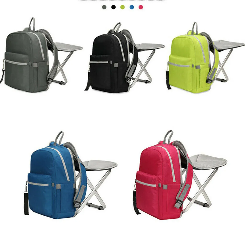 Складной носимый стул рюкзак с табуретом для пикника, дорожная сумка для рыбалки, кемпинга, туризма, прочная сумка, сиденье, водонепроницаемая, уличная сумка# g4