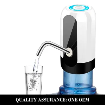 

Home Gadgets Water Bottle Pump Mini Barreled Water Electric Pump USB Charge Automatic Portable Water Dispenser Drink Dispenser