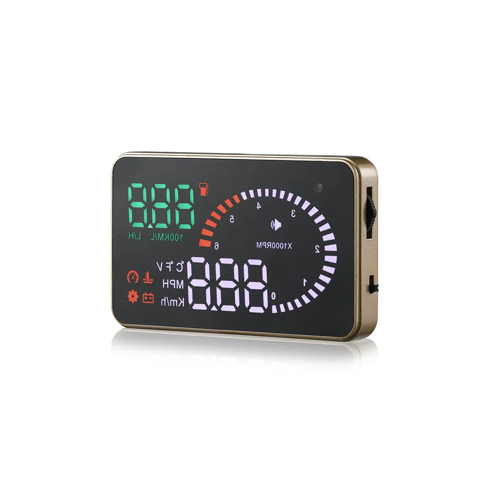 Hud X6 OBD2 автомобильный скоростной проектор лобовое стекло проекционный автомобиль скорость об/мин температура воды автомобильный Стайлинг Электроника тюнинг сигнализация