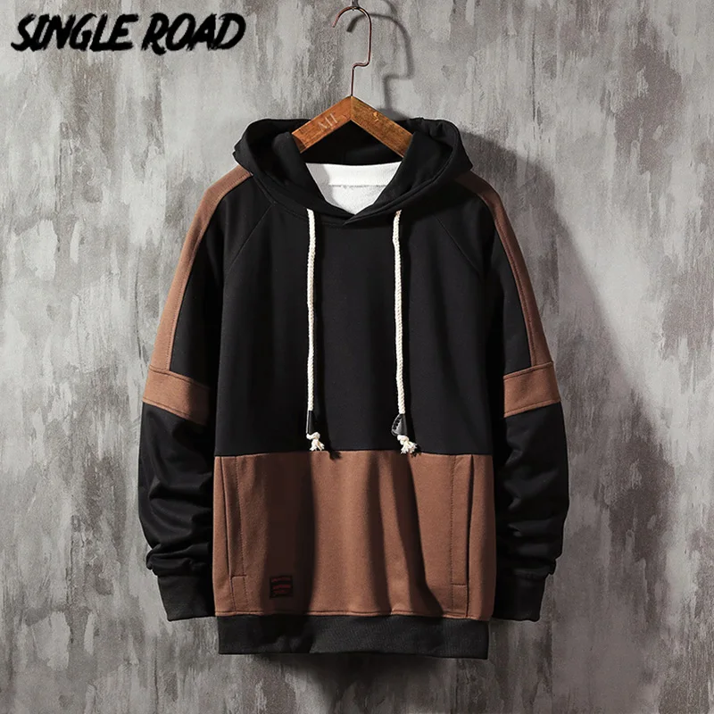 SingleRoad Mens Hoodies 2020 Oversized Harajuku Japanese Streetwear Sweatshirt Hip Hop Patchwork Hoodie Men Sweatshirts Male SingleRoad Mens Hoodies 2020 Oversized Harajuku Japanese Streetwear Sweatshirt Hip Hop Patchwork Hoodie Men Sweatshirts Male