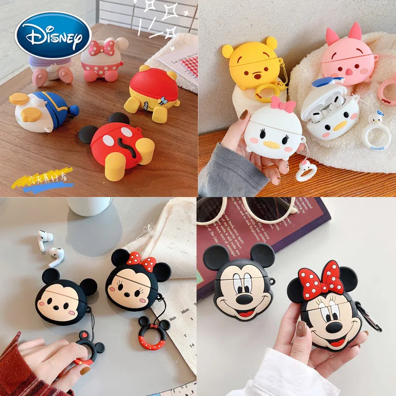Cartoon Toy Headset-Cover Airpods Apple Mickey Minnie Cute Disney Gift 2-Generation Pro-Protective-Cover
