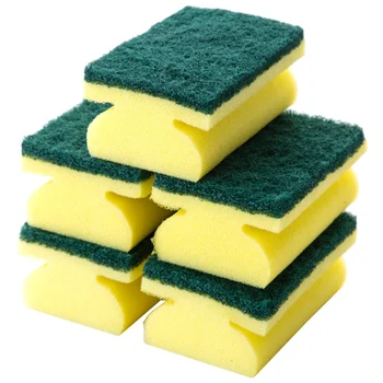 

Cleaning Sponge Wipe Scrub Sponge Scrubbing for Kitchen Dishes Window Dust Remover TUE88