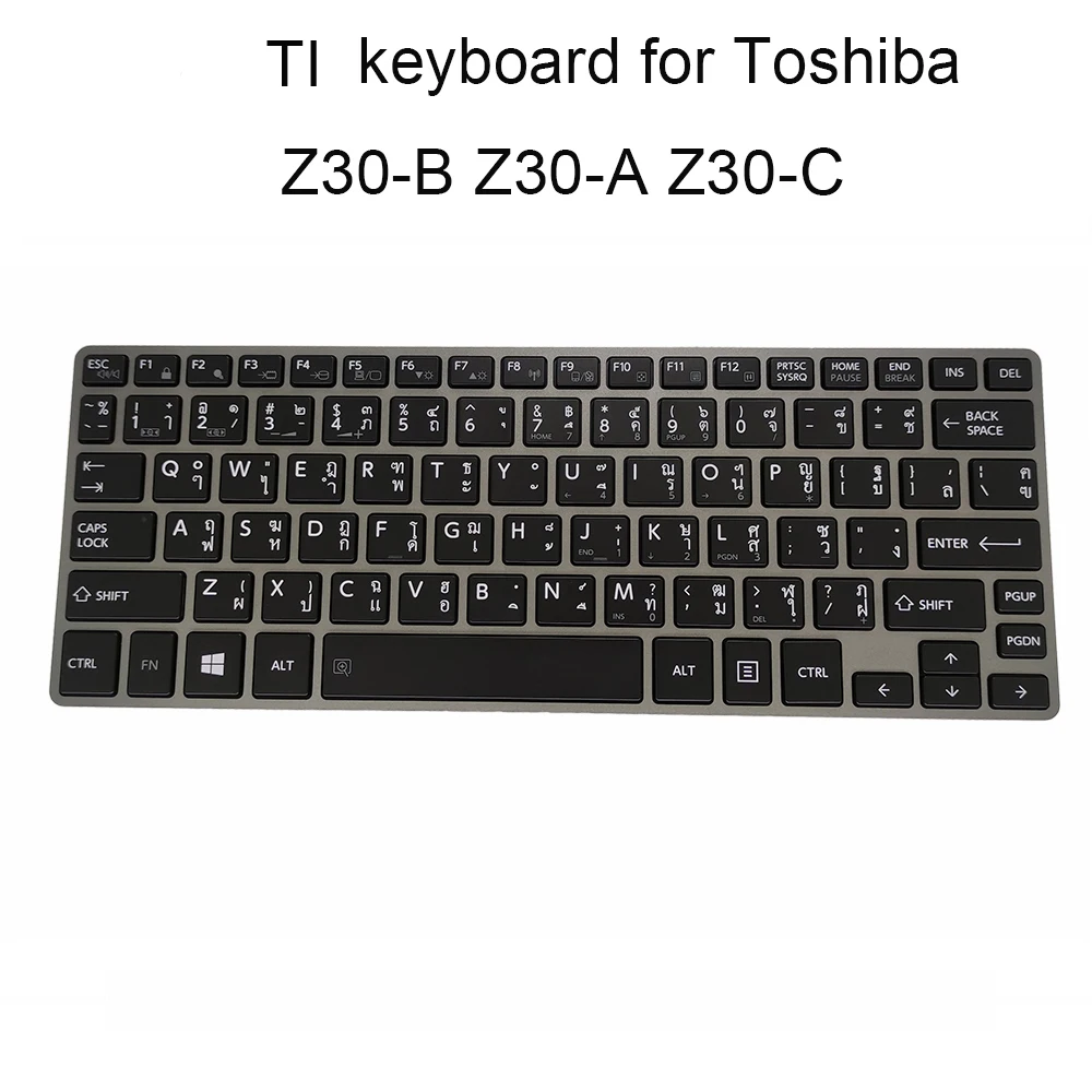 Клавиатура с подсветкой для ноутбука Toshiba Z30 B|Клавиатуры замены| |