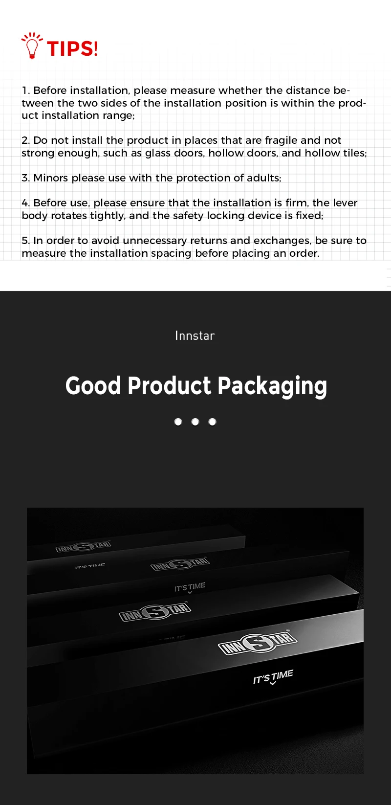 INNSTAR Pull-up Bar 360 Self-locking Door Wall Horizontal Bar Workout Sport 400kg Adjustable Training Bars Fitness Gym Equipment