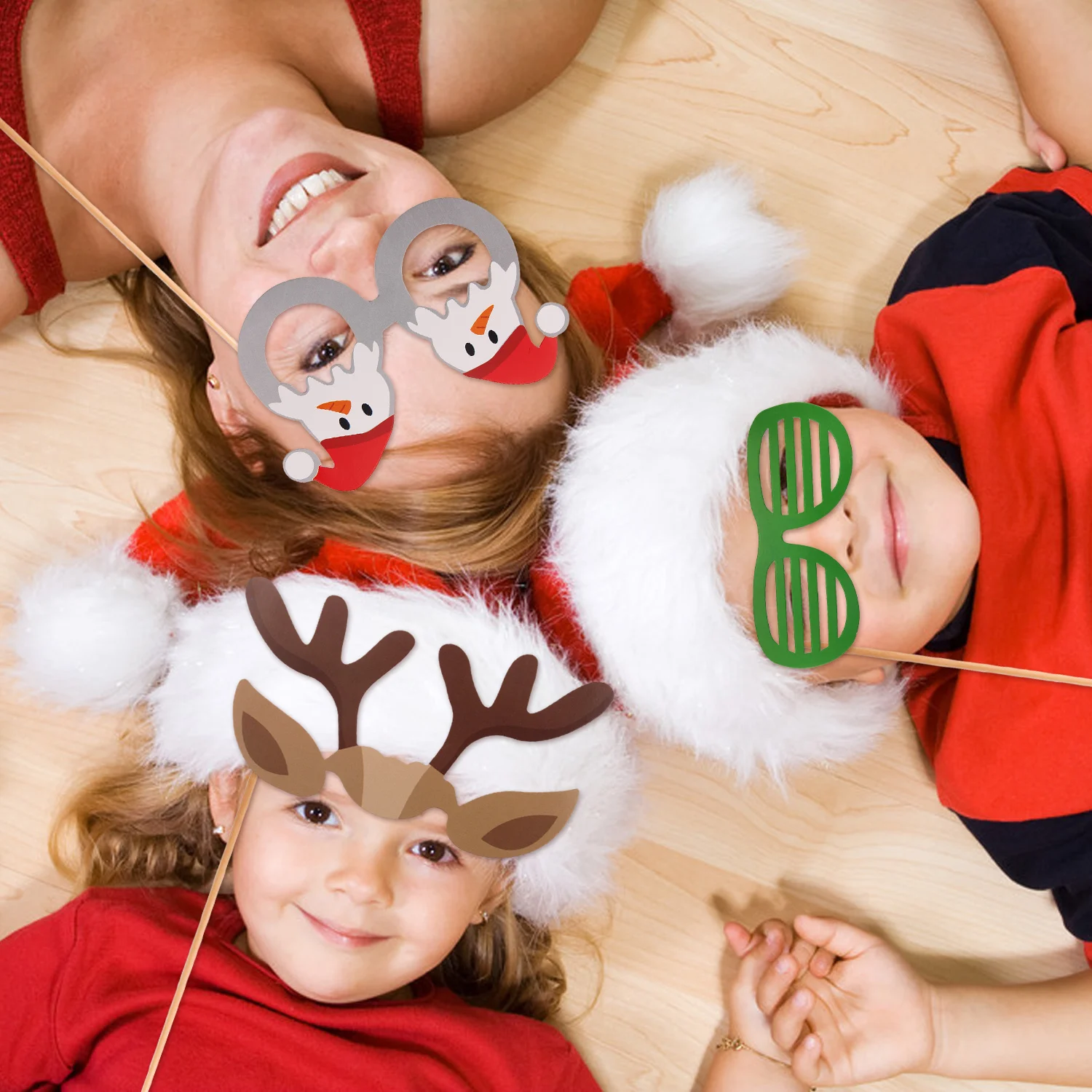 Behogar Merry Christmas забавная рамка для селфи с 1 комплектом фото стенд реквизит для рождественской зимней тематики товары для праздников и вечеринок