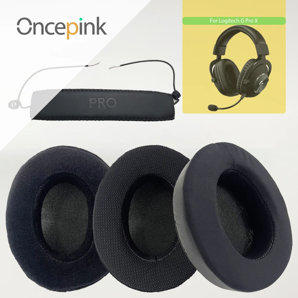Oncepink Replacement EarPads Headband 