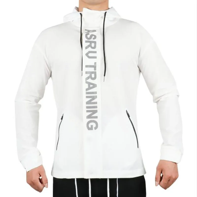 New Spring Autumn Mens Fashion Outerwear Windbreaker Coat Men Sportwear Jackets Hooded Casual Letter Print Men Jacket Coat