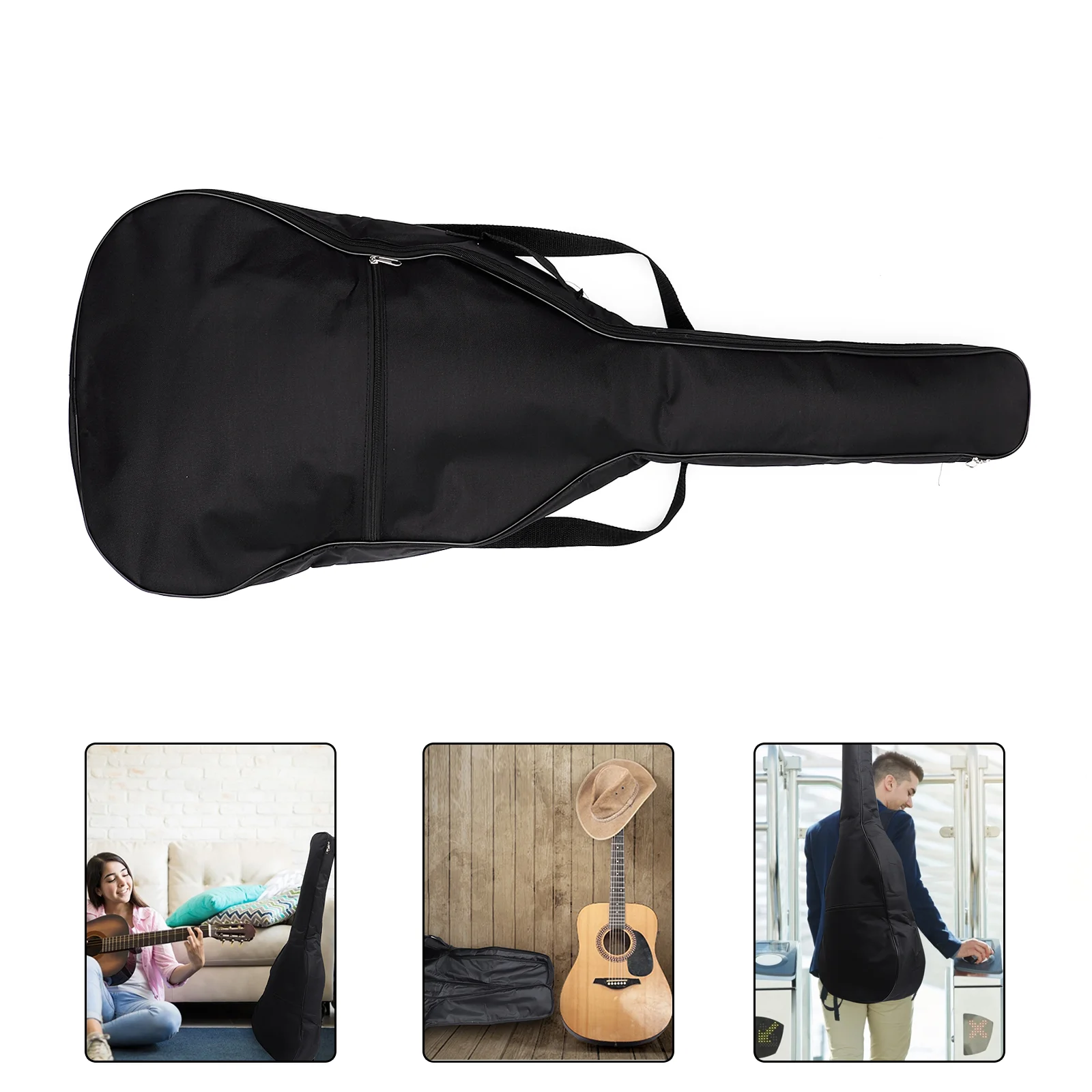 1PCChicGuitarBackpackDoubleShoulderDustCoverGuitarBagThick