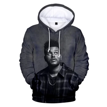 the weeknd 3D hoodies pullovers Casual Coats 3