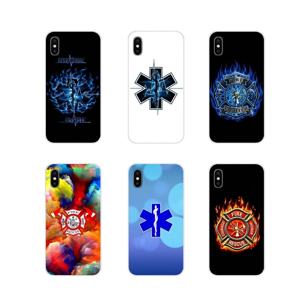 Firefighter Fire Paramedic Rescue For HTC One U11 U12 X9 M7 M8 A9 M9 M10 E9 Plus Desire 630 530 626 628 816 820 830 TPU Bag Case | Мобильные