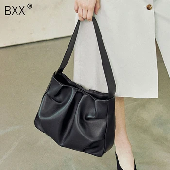 

[BXX] Small PU Leather Shoulder Bags For Women 2020 Winter Branded Handbags Trend Lady Designer Women's Luxury Hand Bag HP097