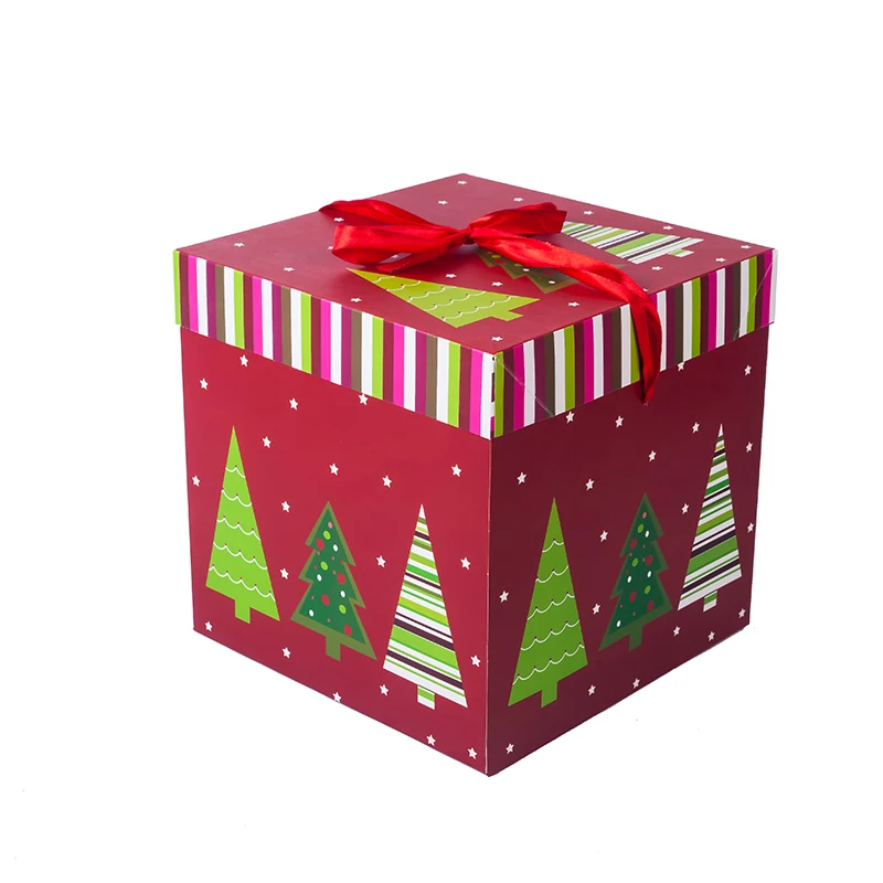 Новые персонализированные рождественские подарочные коробки вечерние подарочные коробки 10 см 15 см