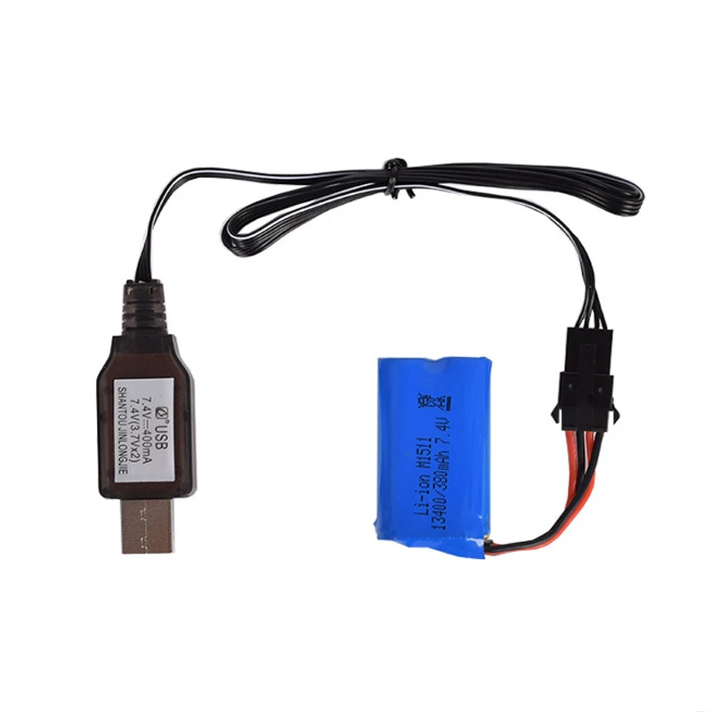 20/50 шт 7,4 V(3,7 v x2) Lipo Батарея USB Зарядное устройство SM-4P Зарядное устройство кабель для UDI001/002/902 HQ 906/961/962 USB Зарядное устройство аксессуар