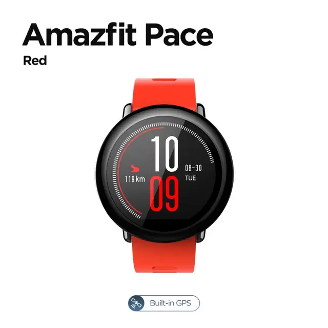Original Amazfit Pace Smartwatch Amazfit Smart Watch Bluetooth Notification  GPS Information Push Heart Rate Monitor for Android|Smart Watches| -  AliExpress