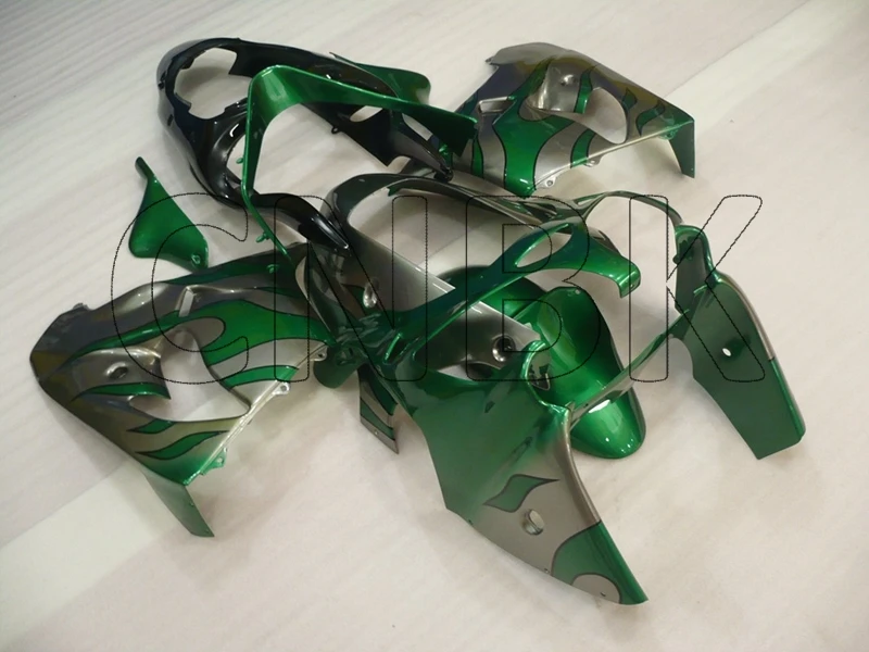 COMPRESSION mold Для Kawasaki Zx9r 00 наборы кузова Zx 9r 2001 жемчуг зеленый серебряный мотоцикл обтекатель Zx 9r 2000-2001 кузов - Цвет: COMPRESSION mold