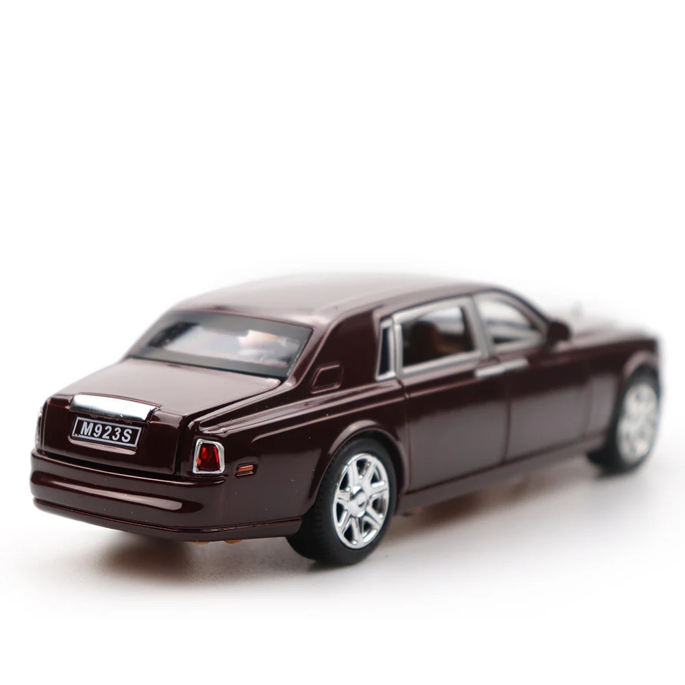 Модель 1/24 года. Модель Rolls-Royce из красного металла. Модель высокого масштаба. Модель для моделирования автомобиля. Игрушечный подарок из сплава